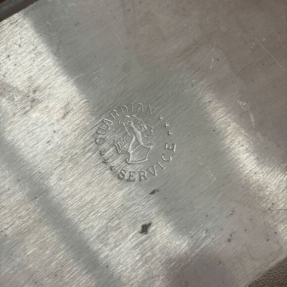 vintage guardian service cookware Cast Aluminum oval lid serving tray dutch oven - Picture 2 of 5